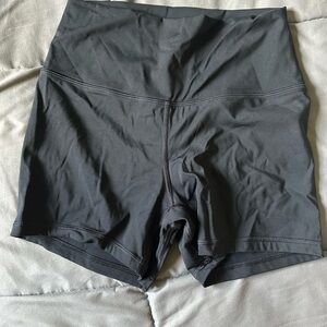 CRZ YOGA Black High-Waisted Bike Shorts